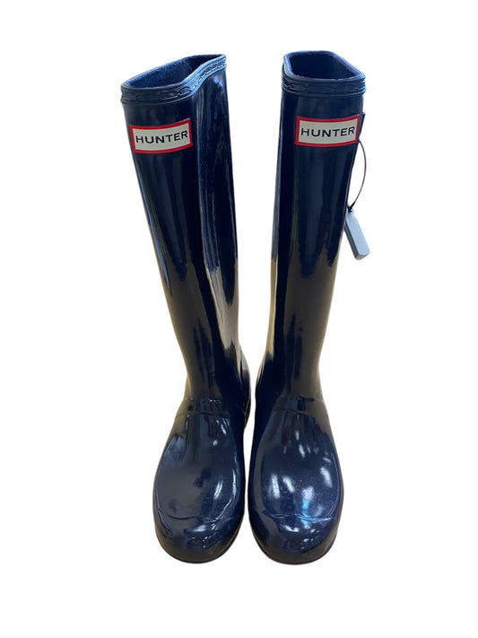 Boots Rain By Hunter In Navy, Size: 7