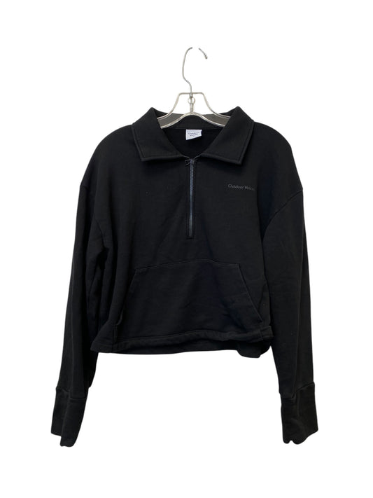 Jacket Fleece By Outdoor Voices In Black, Size: M