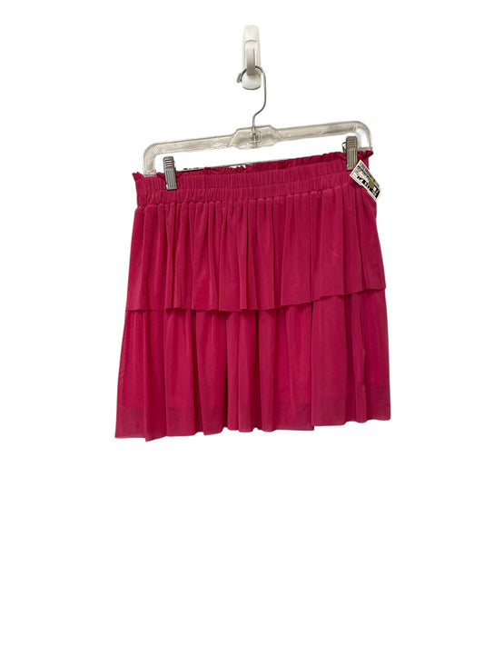 Skirt Mini & Short By Chelsea And Violet In Pink, Size: M