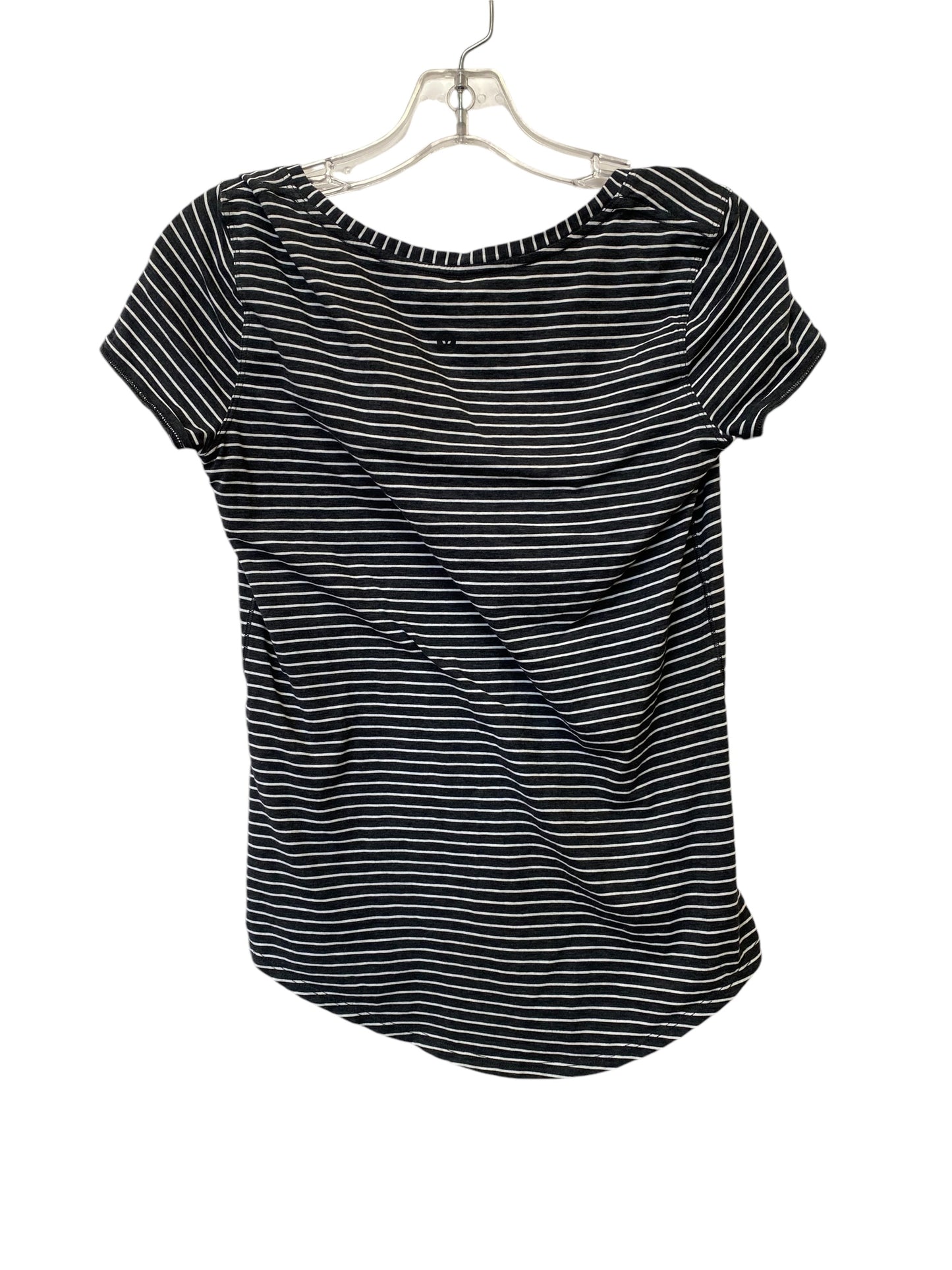 Top Short Sleeve By Lululemon In Striped Pattern, Size: S