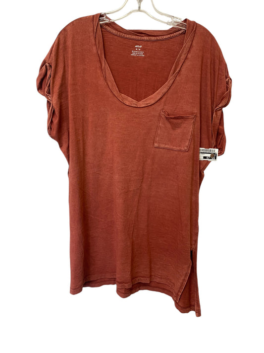 Top Short Sleeve Basic By Aerie In Red, Size: M