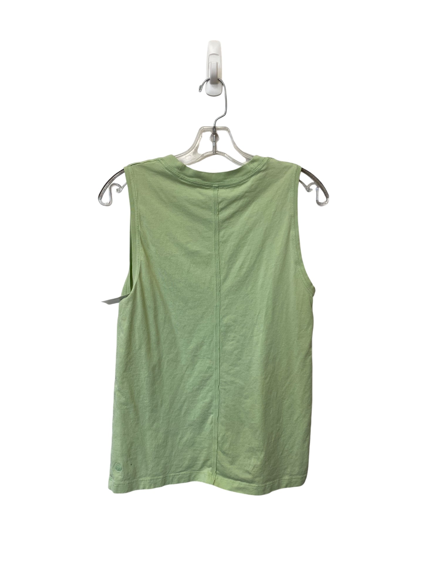 Athletic Tank Top By Lululemon In Green, Size: M