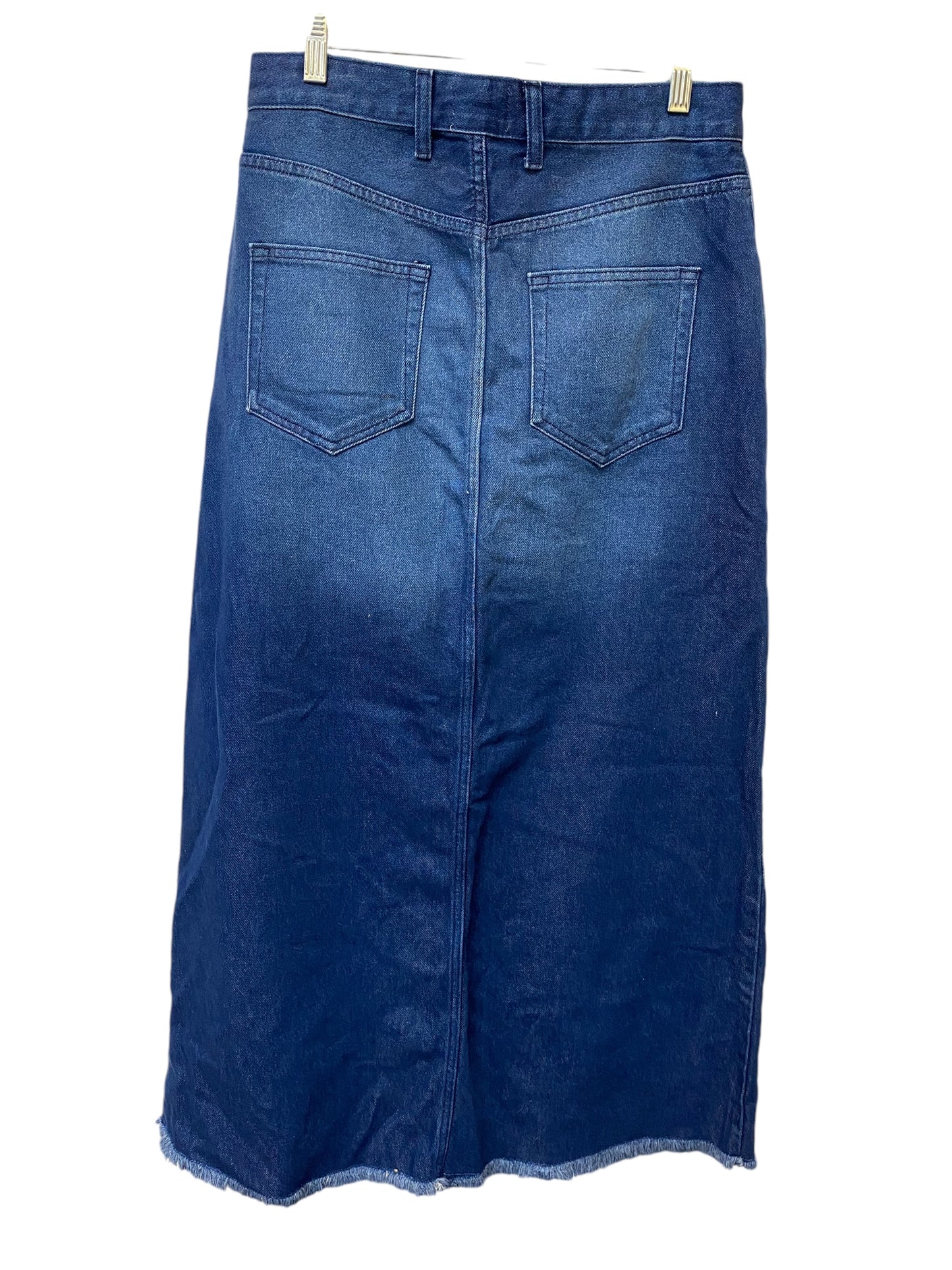 Skirt Maxi By Pilcro In Blue Denim, Size: 10