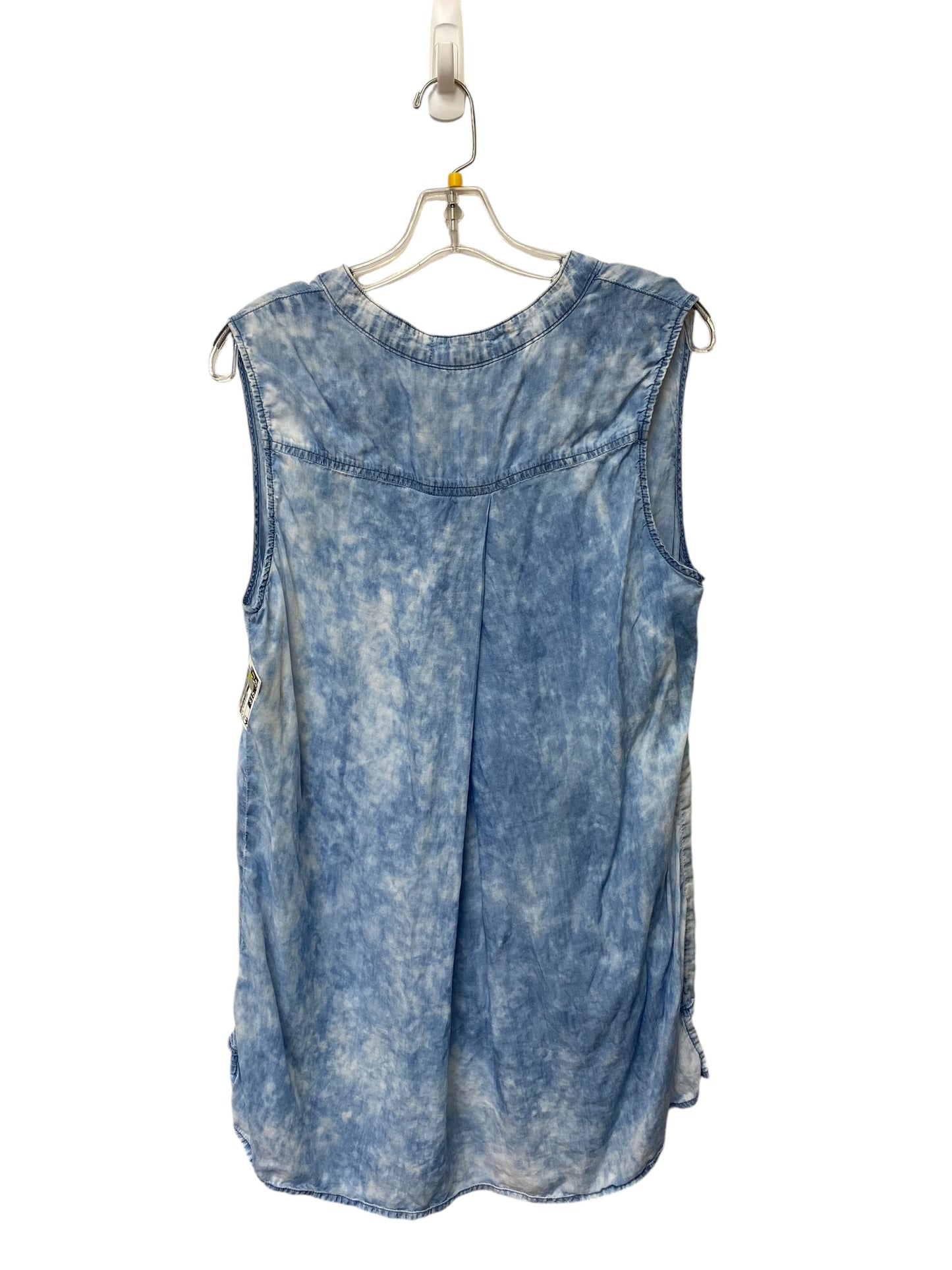 Top Sleeveless By Cloth & Stone In Blue, Size: L