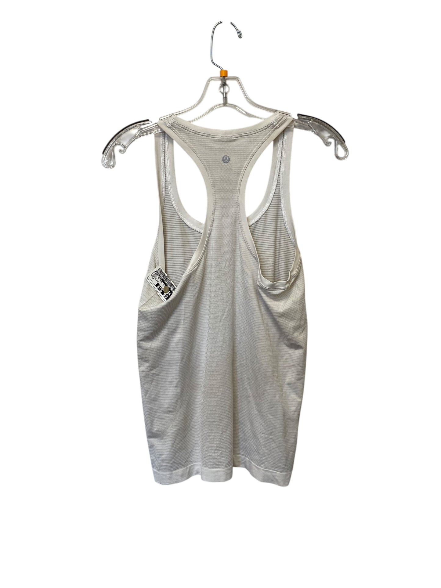 Athletic Tank Top By Lululemon In White, Size: M