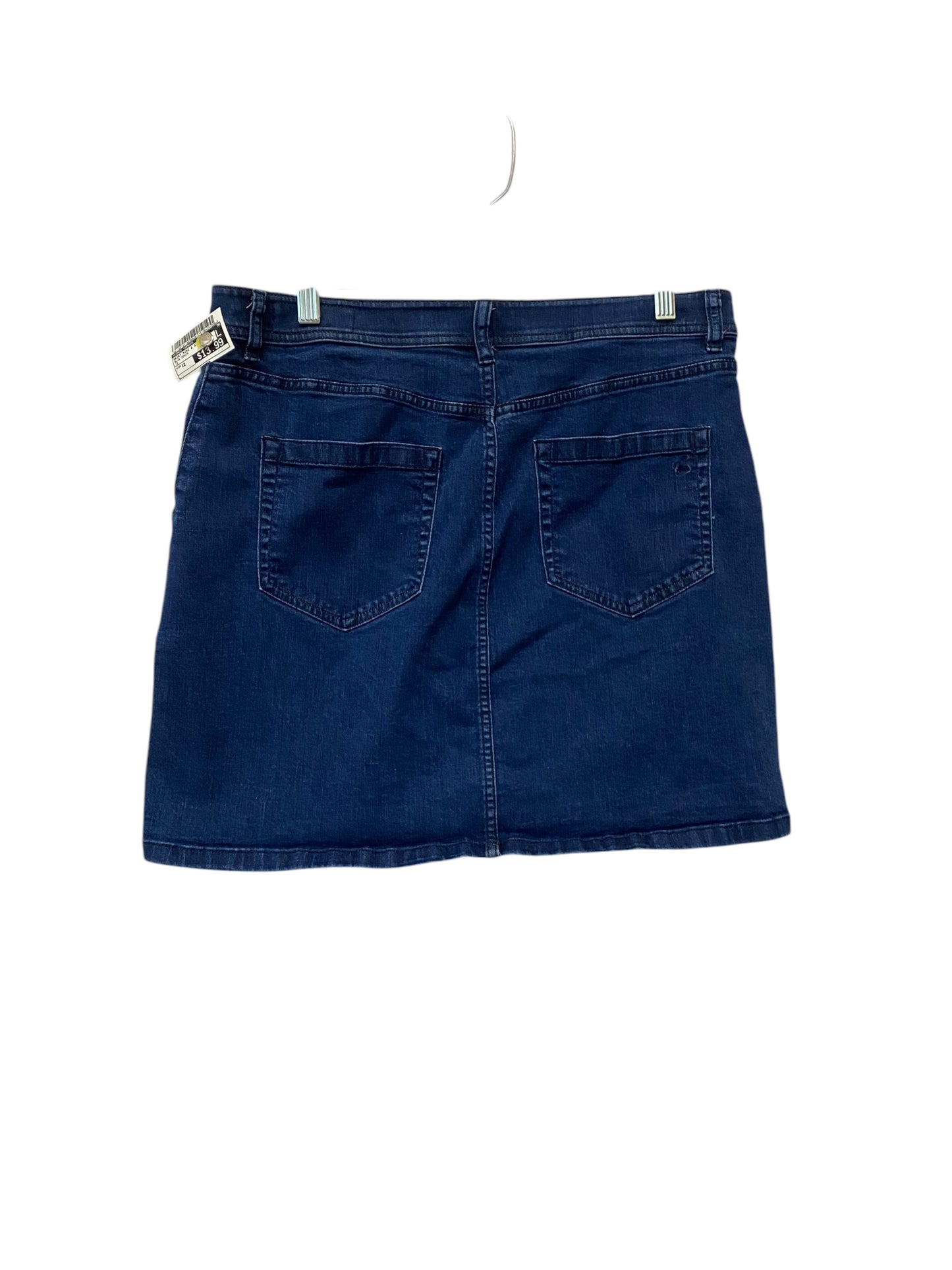 Skirt Mini & Short By Vince Camuto In Blue Denim, Size: 12