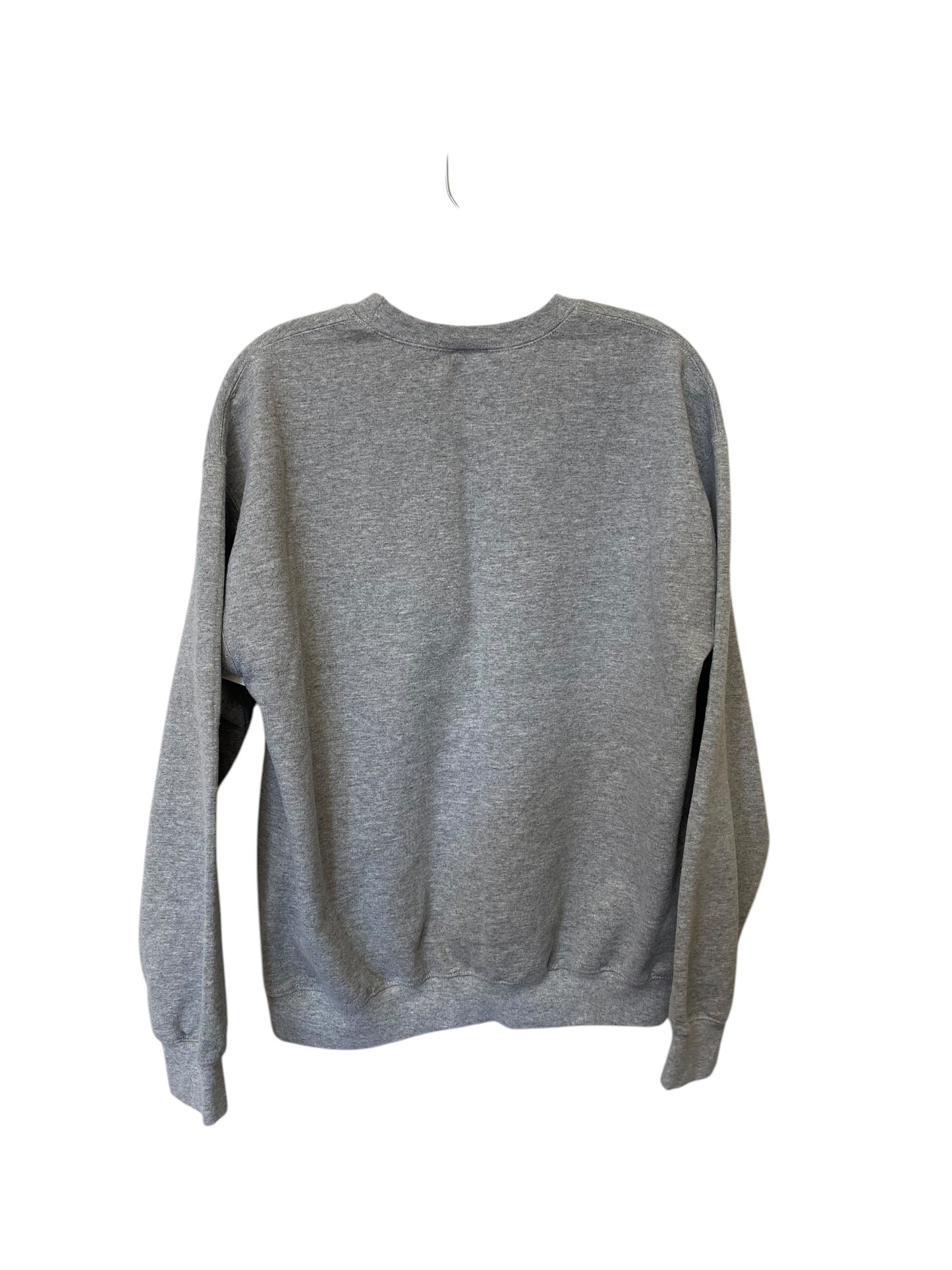 Sweatshirt Crewneck By Gildan In Grey, Size: M