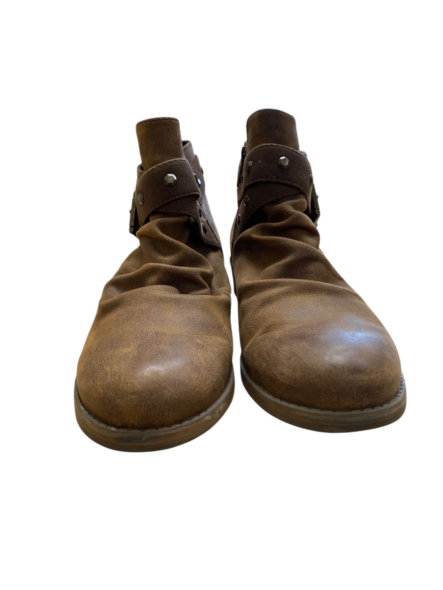 Boots Ankle Flats By White Mountain In Brown, Size: 8.5