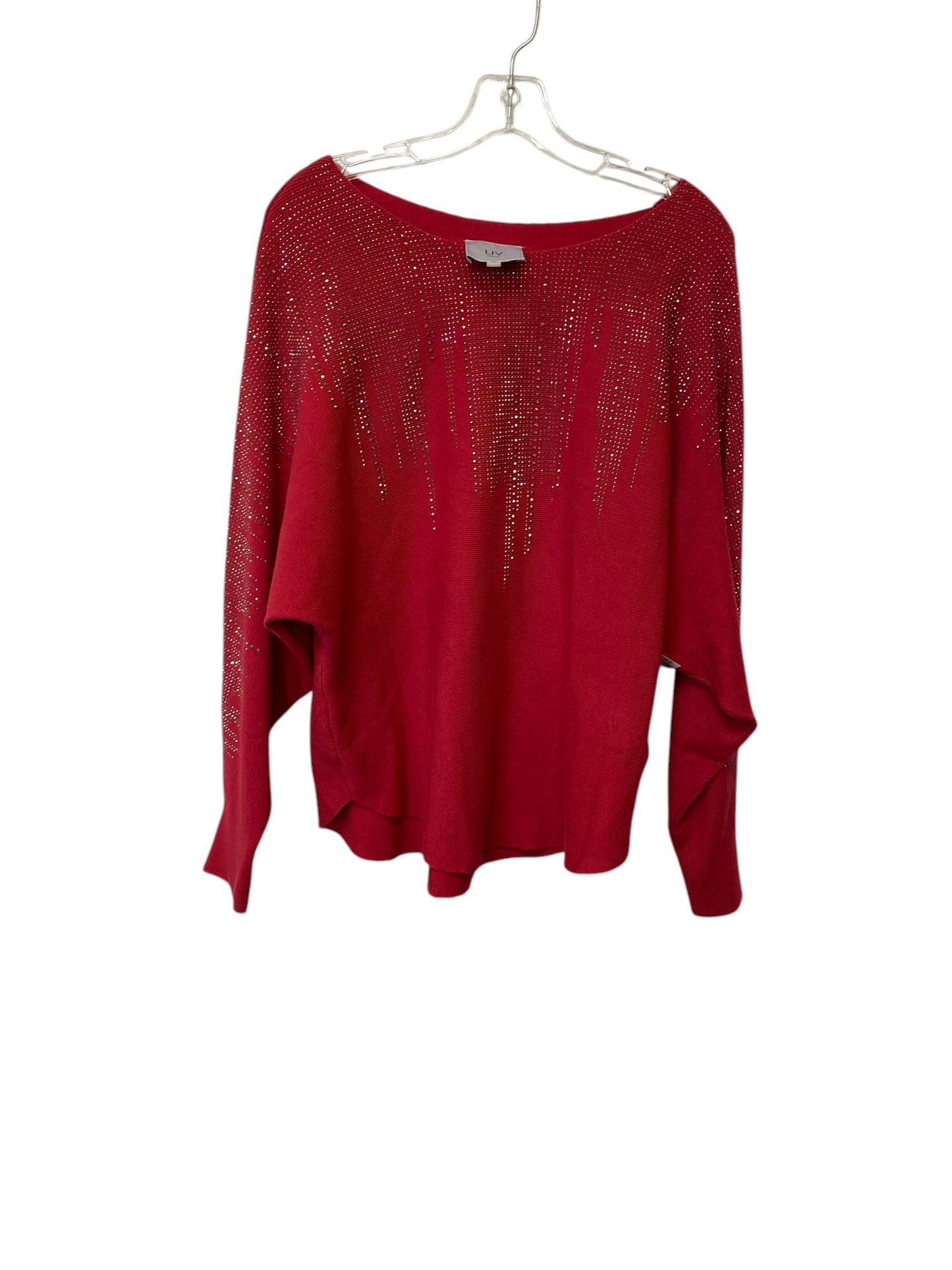 Sweater By Milano In Red, Size: L