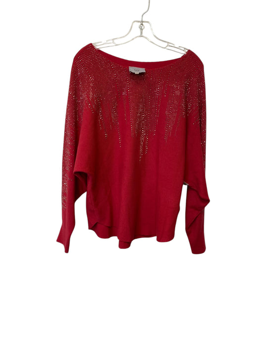 Sweater By Milano In Red, Size: L