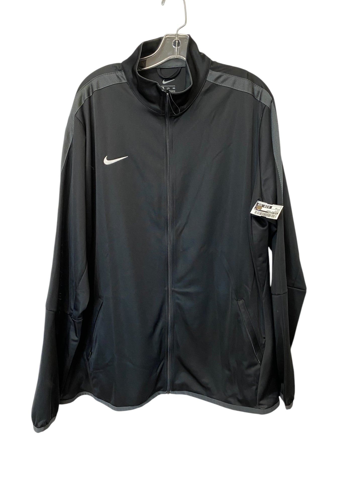 Athletic Jacket By Nike Apparel In Black, Size: 3x