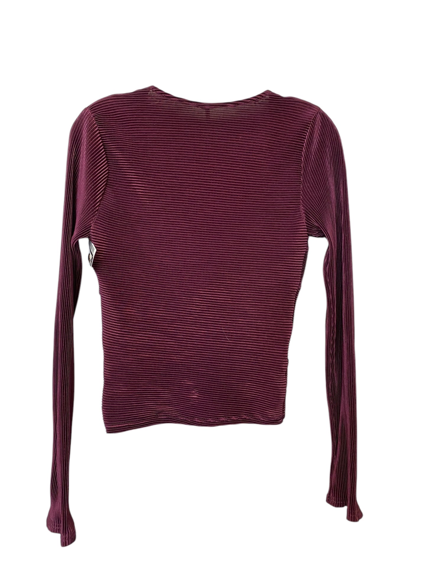 Top Long Sleeve By Free People In Purple, Size: S