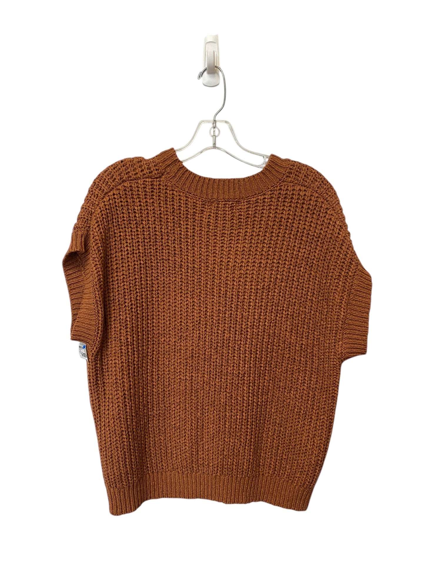 Sweater Short Sleeve By Clothes Mentor In Orange, Size: S