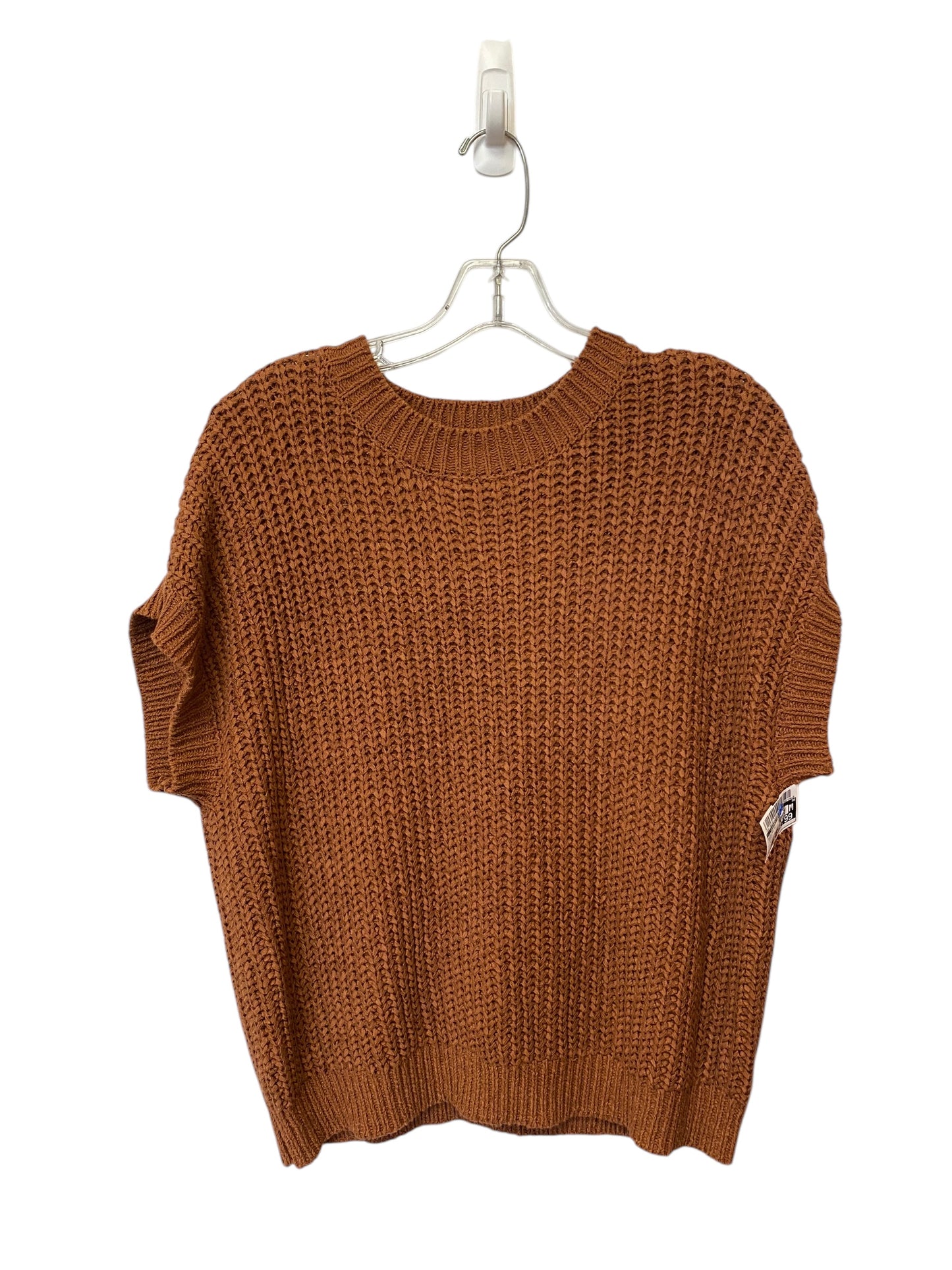 Sweater Short Sleeve By Clothes Mentor In Orange, Size: S