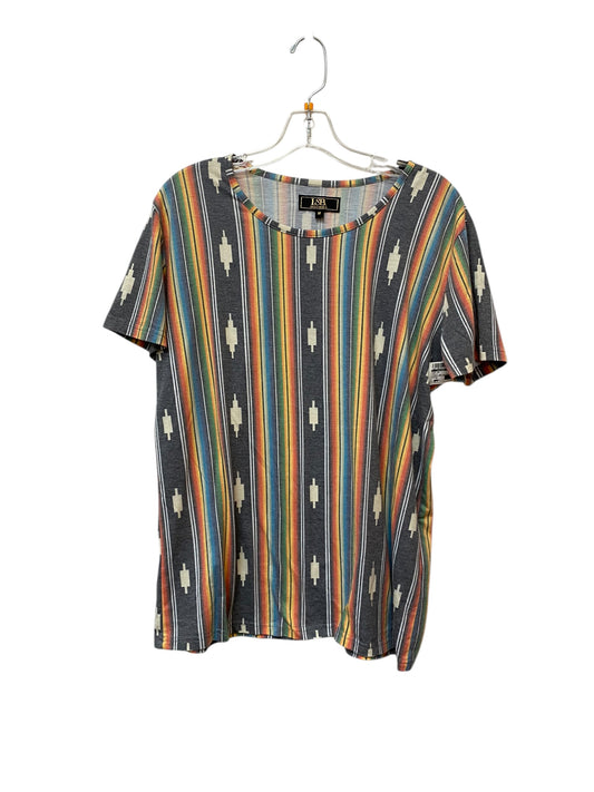 Top Short Sleeve By Clothes Mentor In Multi-colored, Size: M