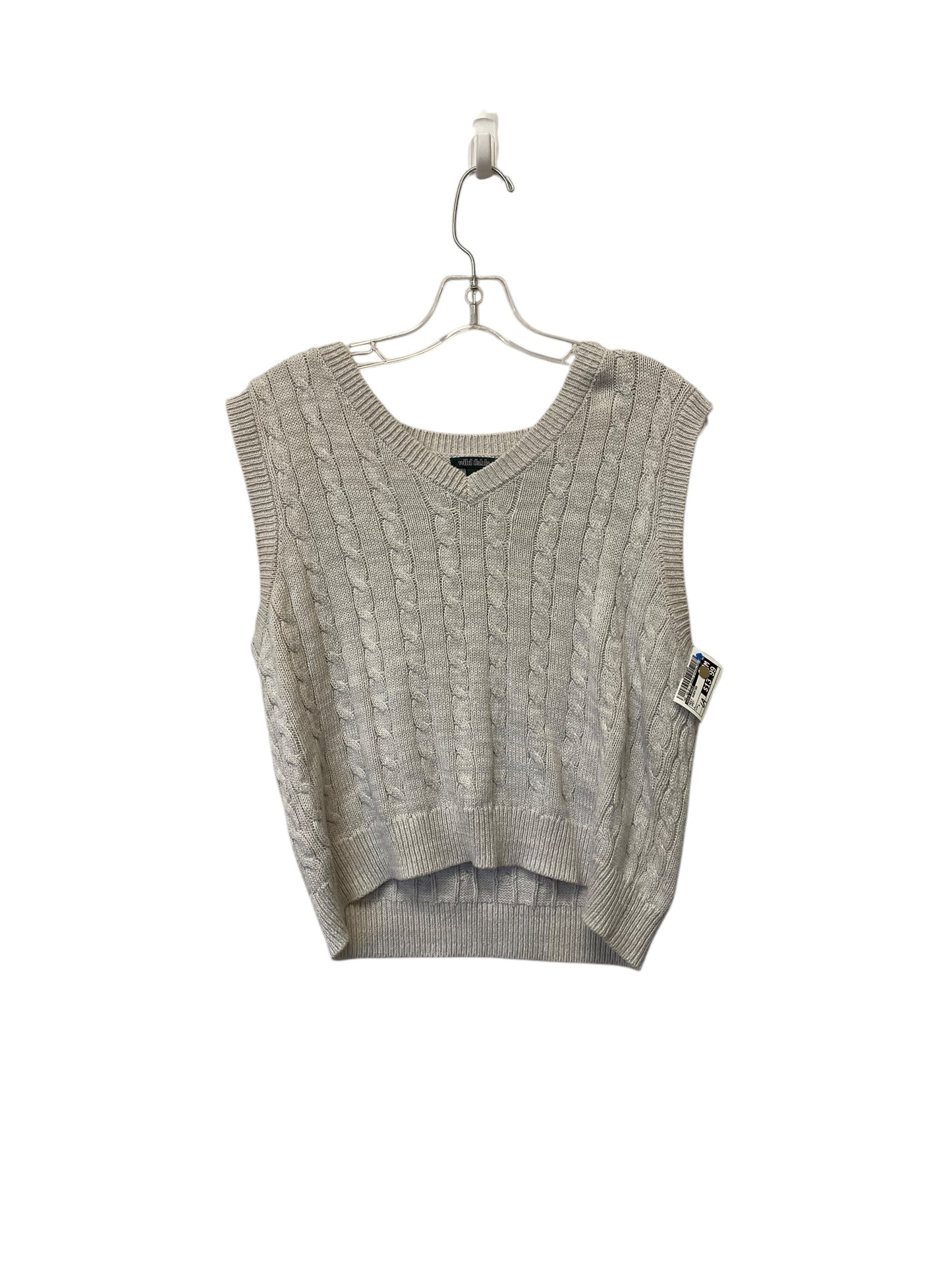 Vest Sweater By Wild Fable In Grey, Size: L