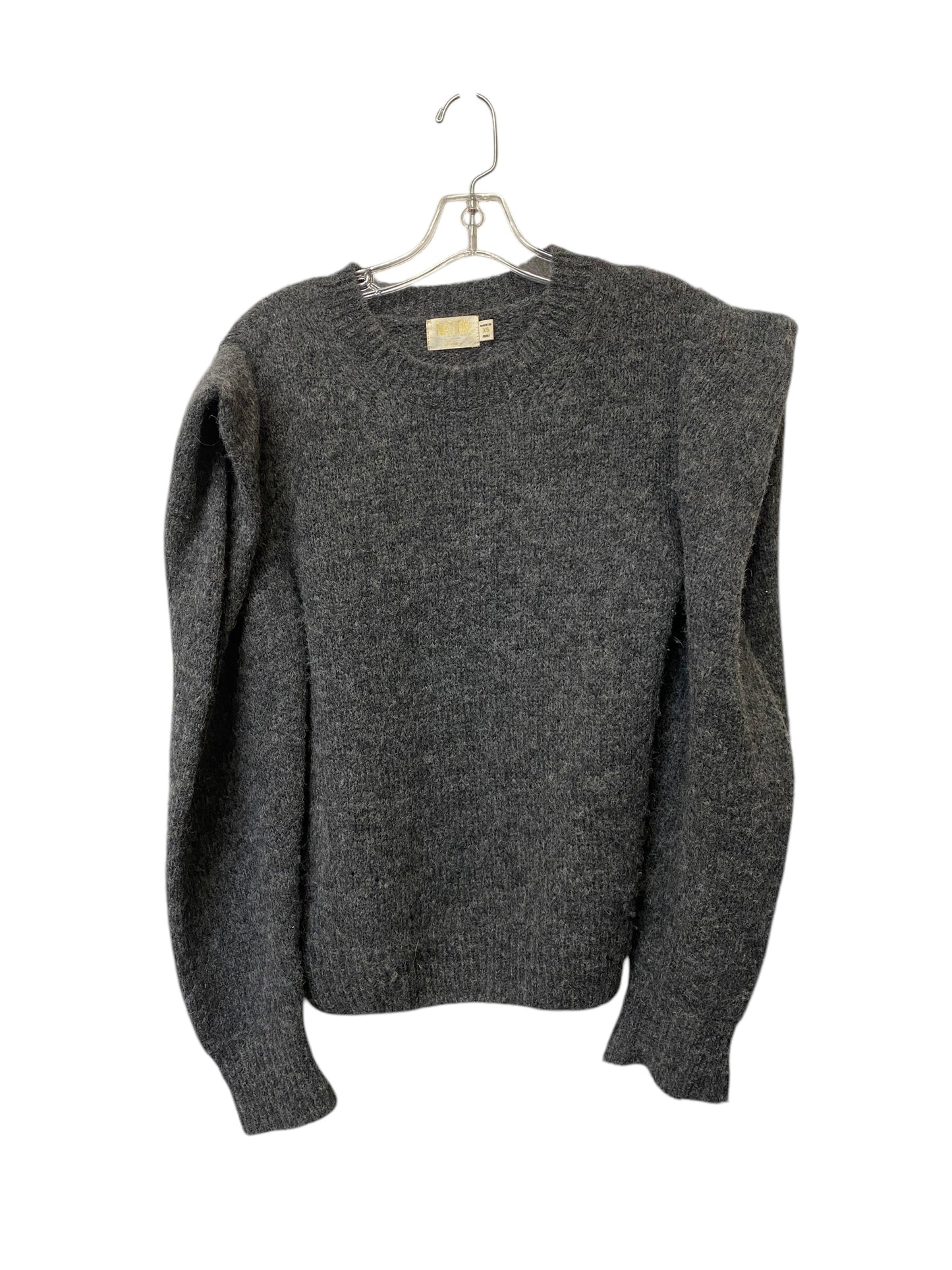 Sweater By Nation In Grey, Size: Xs