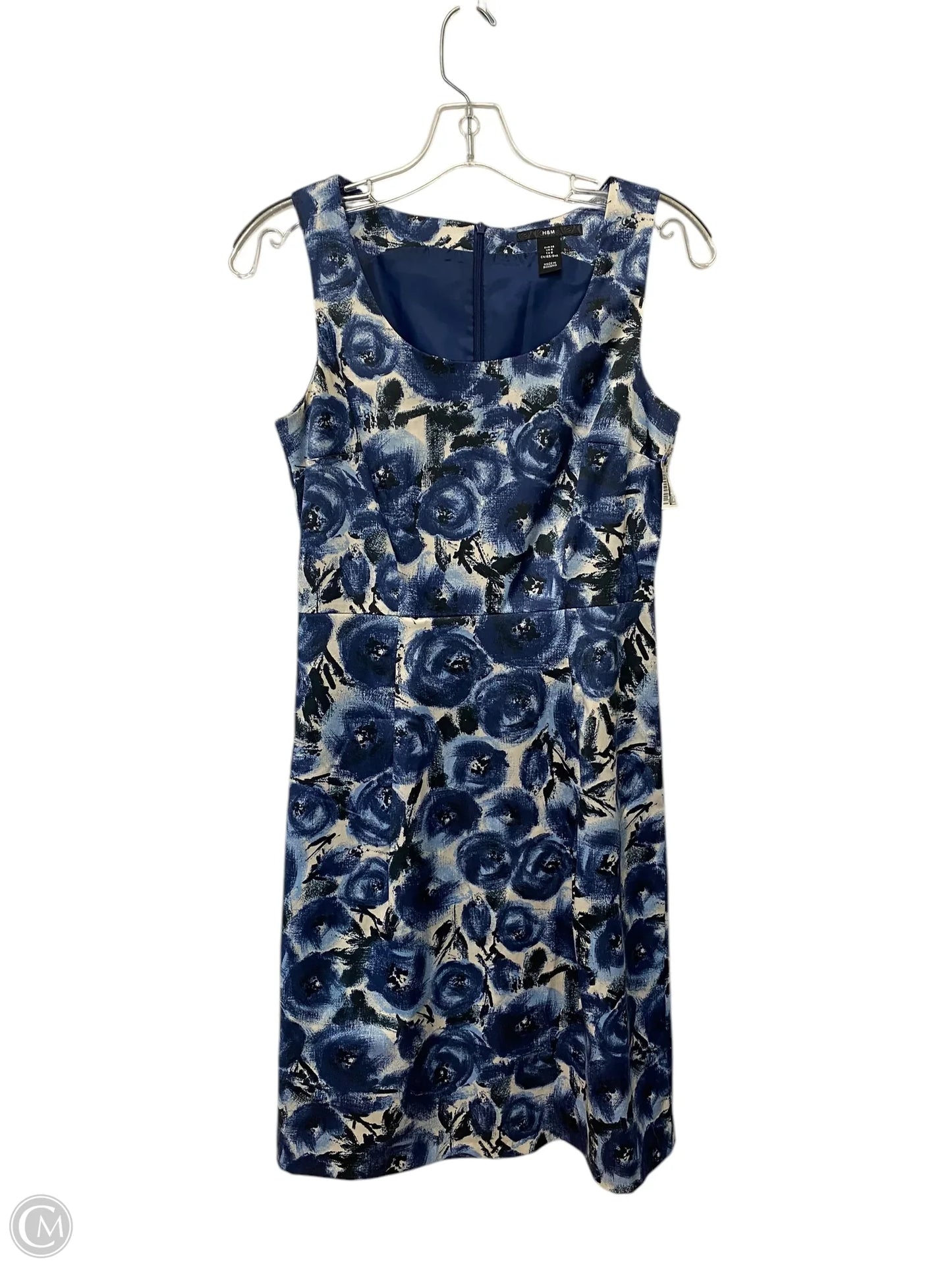 Dress Party Midi By H&m In Blue, Size: 6