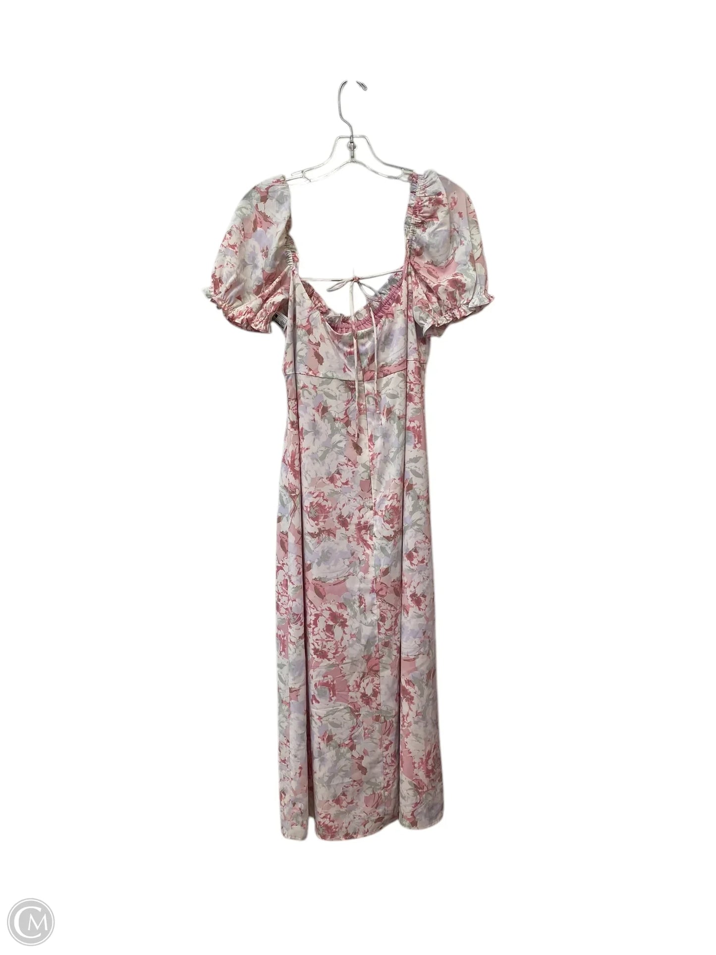 Dress Casual Midi By Wayf In Floral Print, Size: M