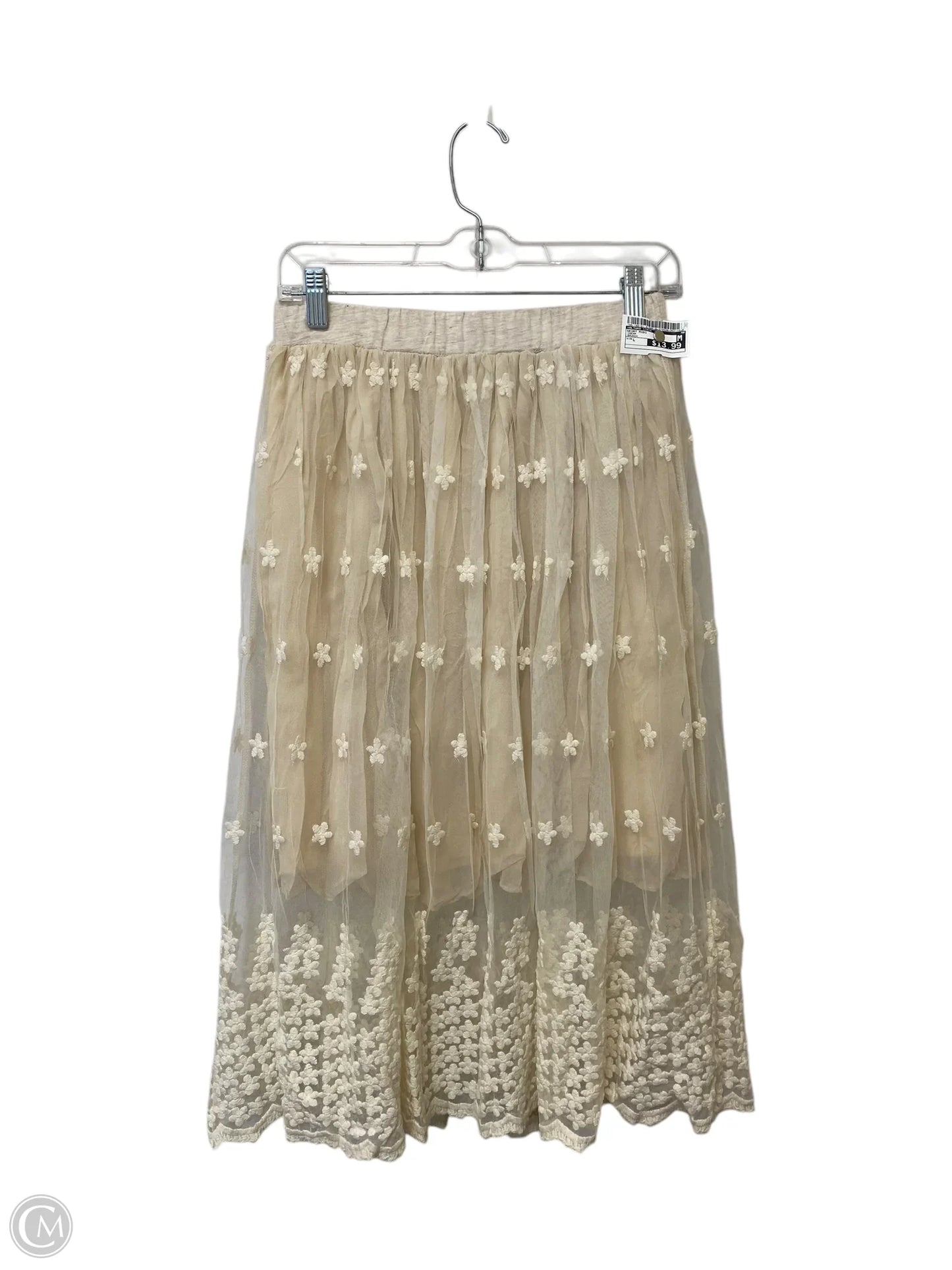 Skirt Midi By Altard State In Cream, Size: L