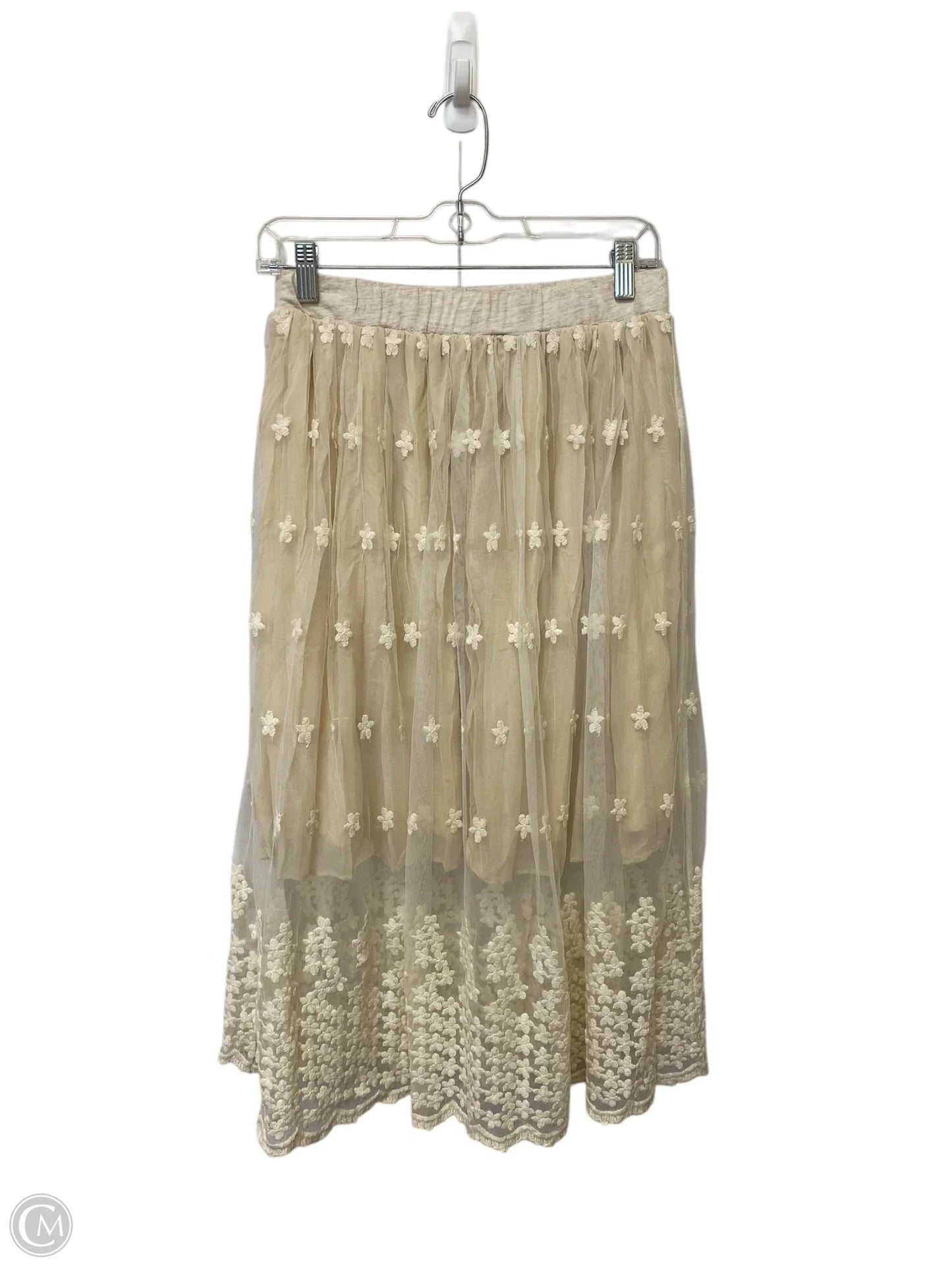 Skirt Midi By Altard State In Cream, Size: L