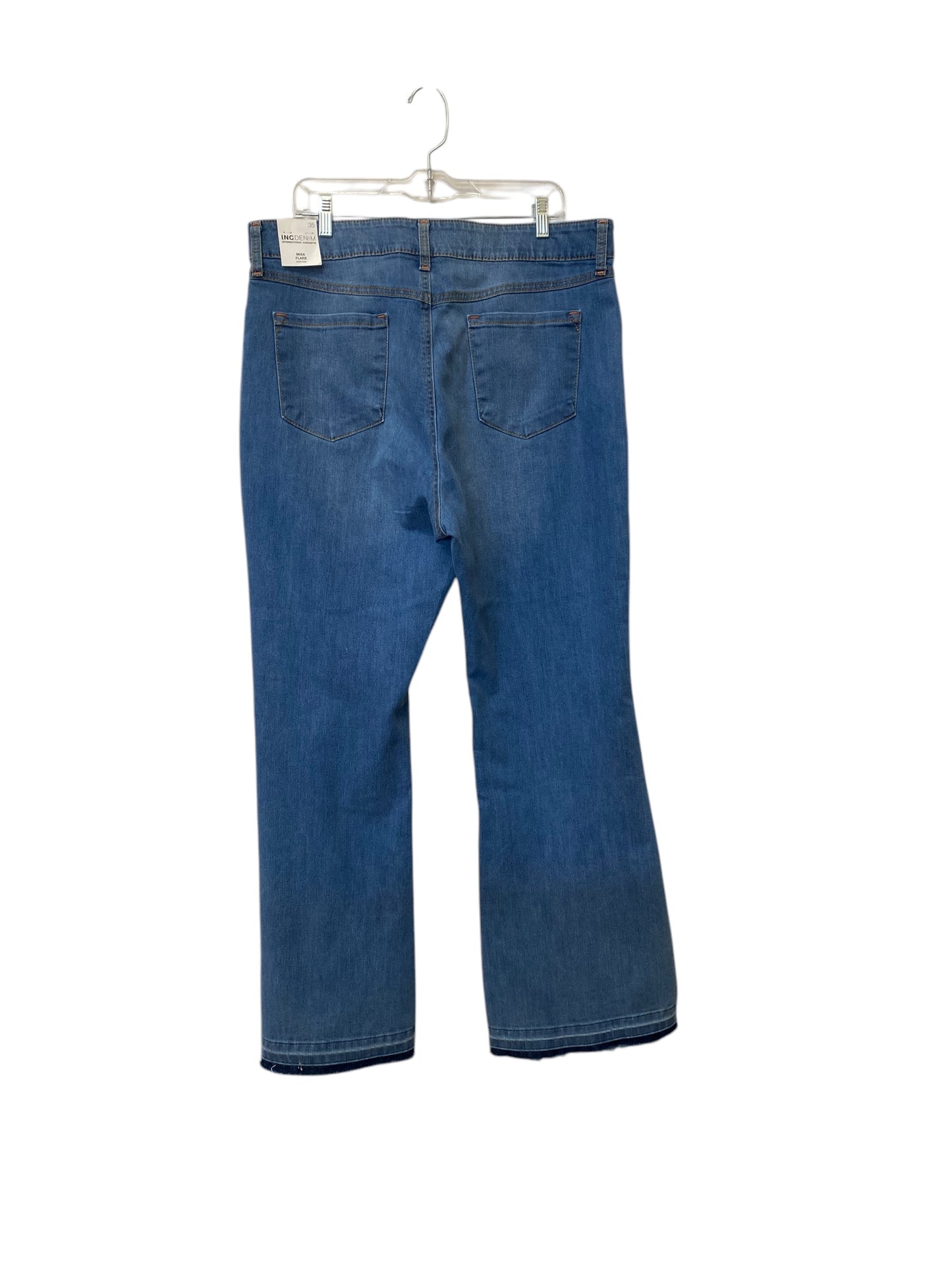 Jeans Flared By International Concepts In Blue Denim, Size: 20