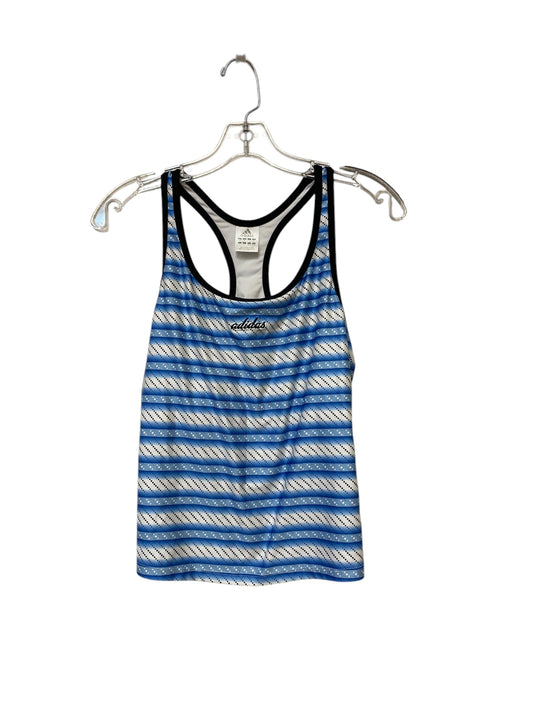 Athletic Tank Top By Adidas In Blue, Size: L