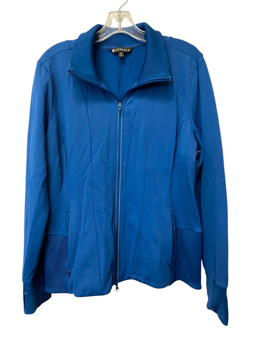 Athletic Jacket By Athleta In Blue, Size: Xl