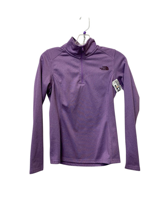 Athletic Jacket By The North Face In Purple, Size: Xs