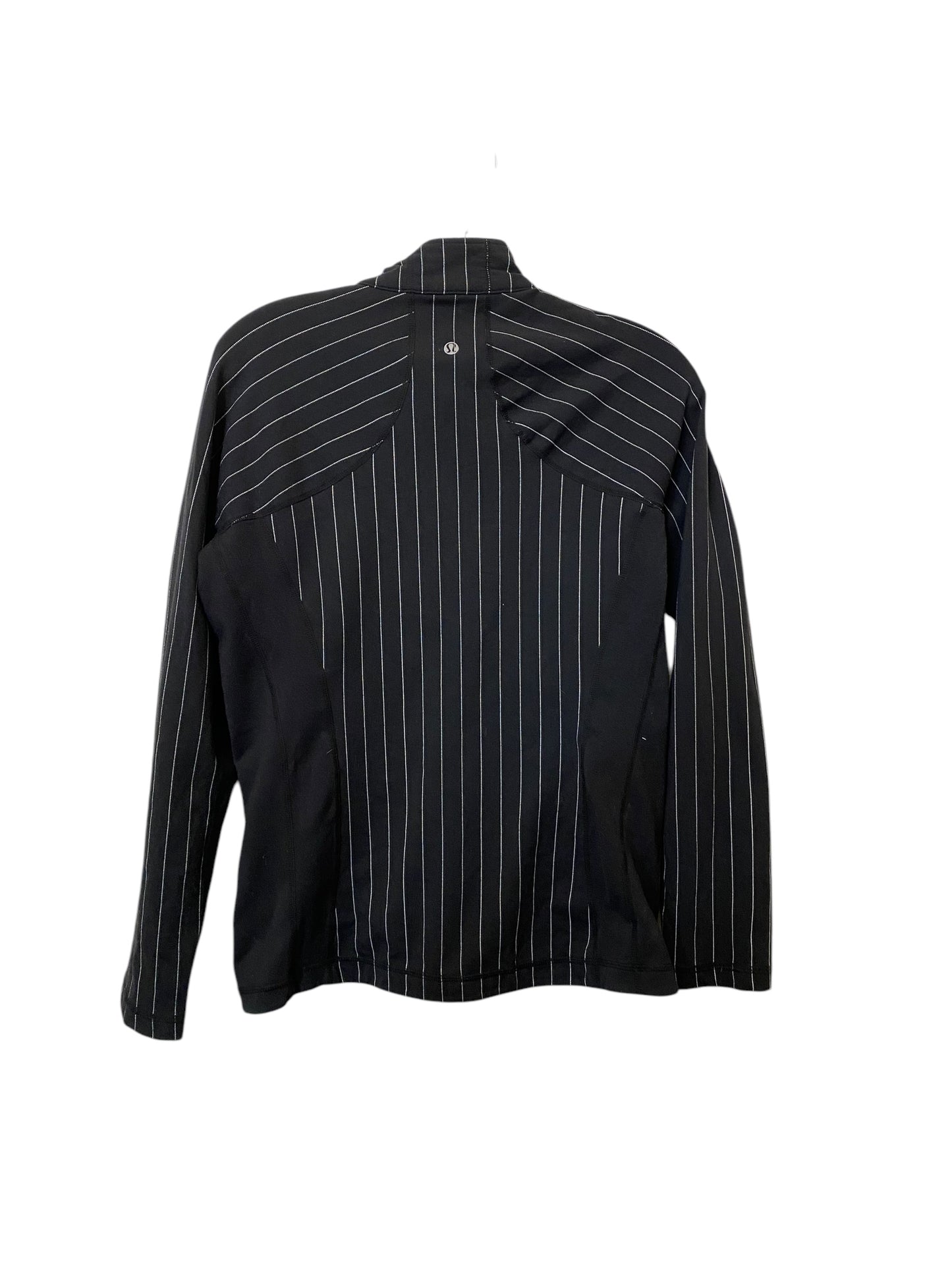 Athletic Jacket By Lululemon In Black, Size: M