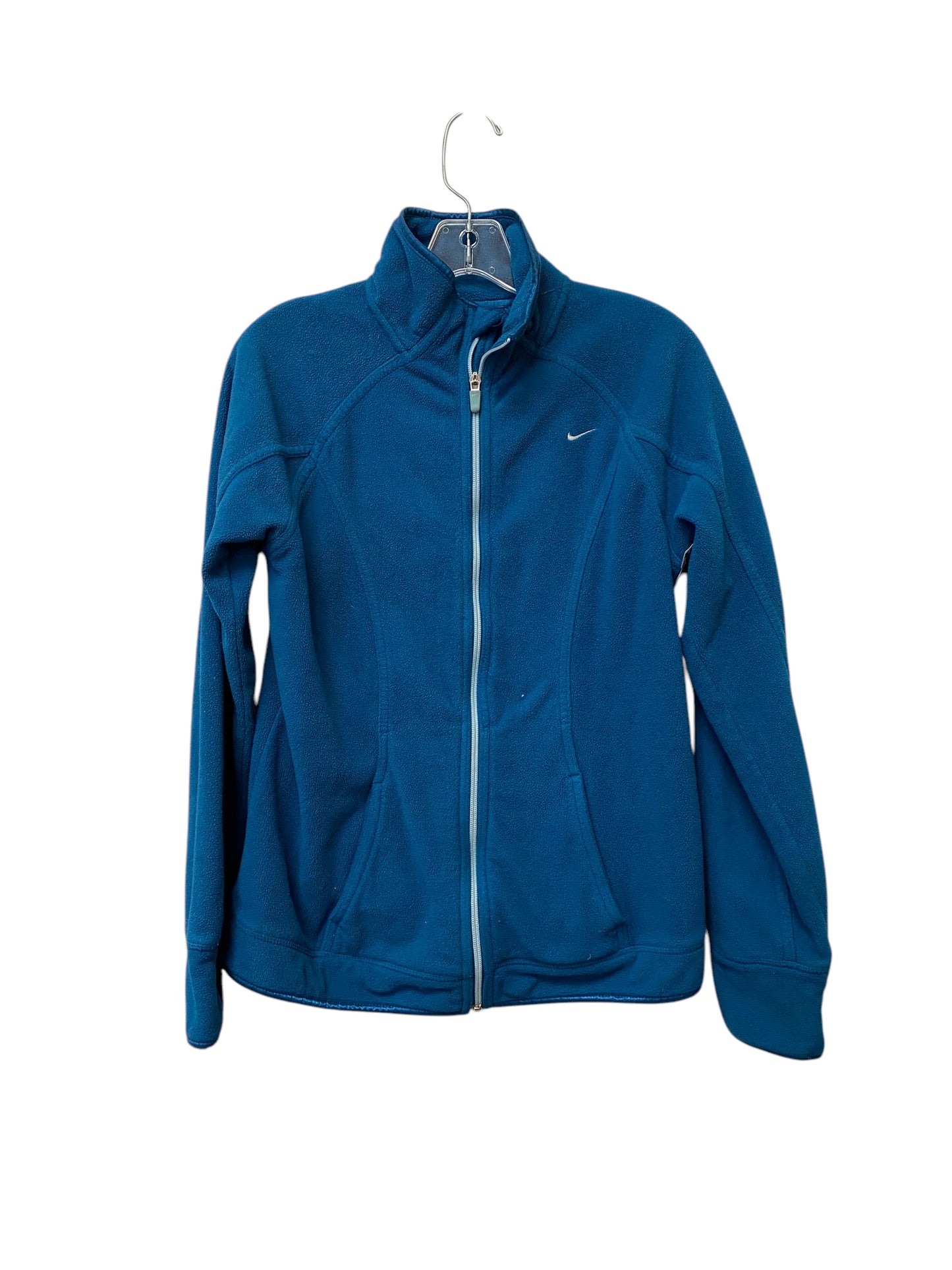 Jacket Fleece By Nike Apparel In Blue, Size: M