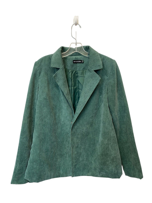 Blazer By Pretty Little Thing In Green, Size: 6