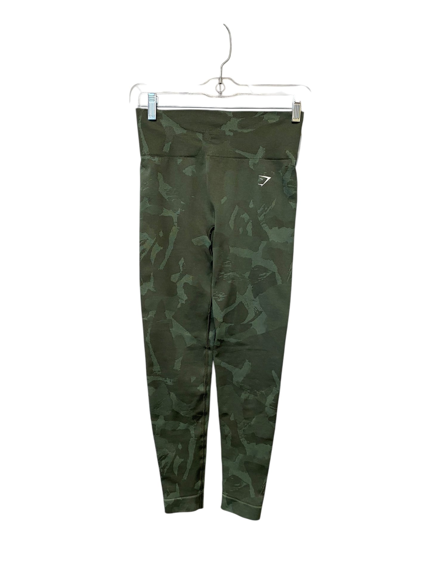 Athletic Leggings By Gym Shark In Camouflage Print, Size: S