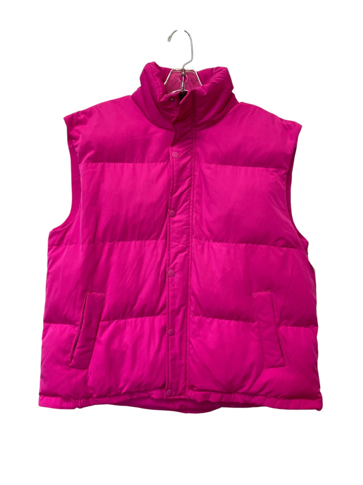 Vest Puffer & Quilted By A New Day In Pink, Size: L