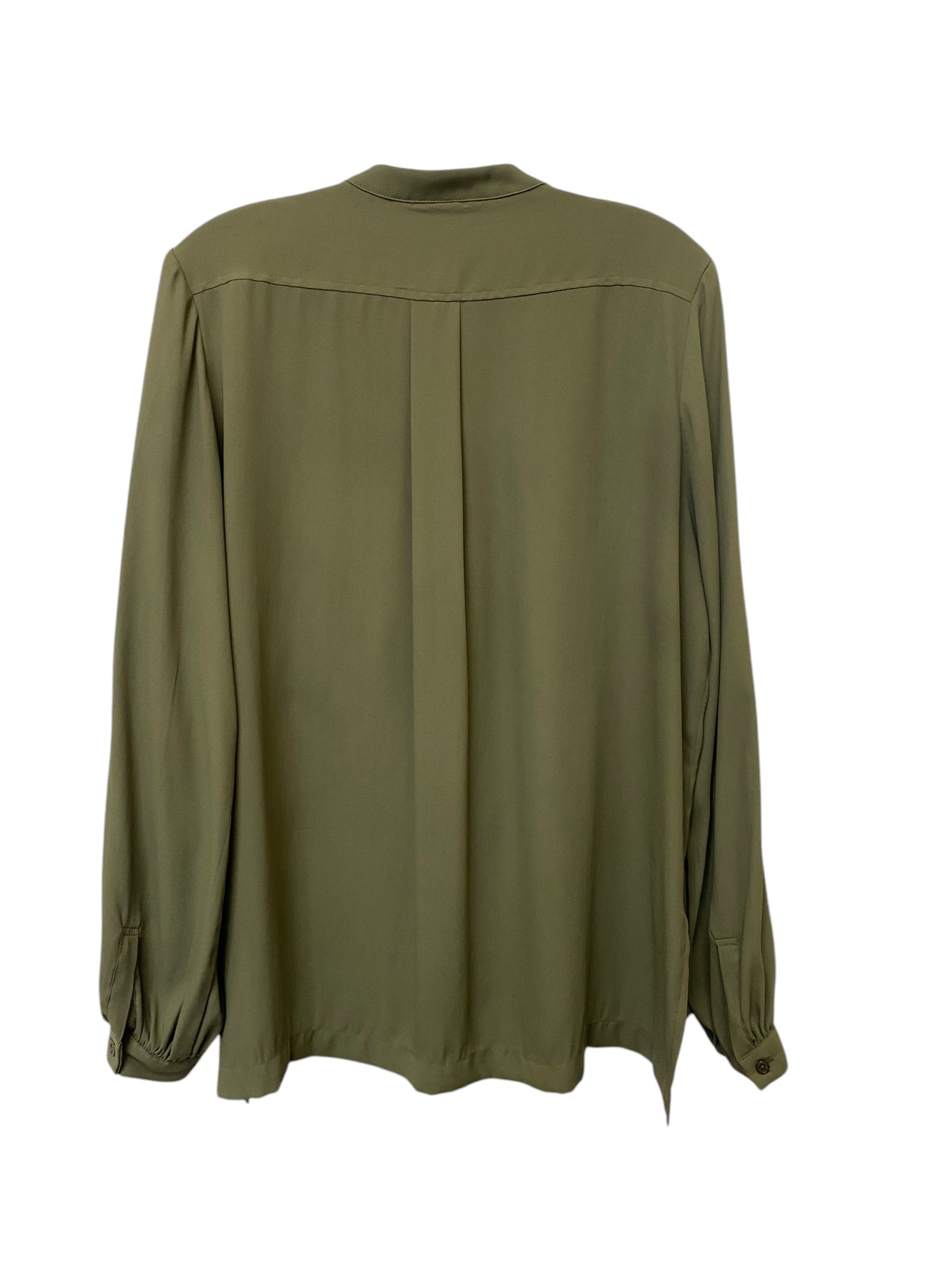 Top Long Sleeve By White House Black Market In Green, Size: M