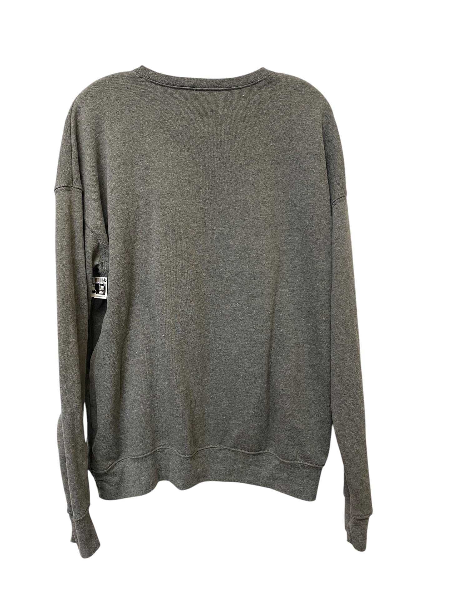 Sweatshirt Crewneck By Clothes Mentor In Grey, Size: M