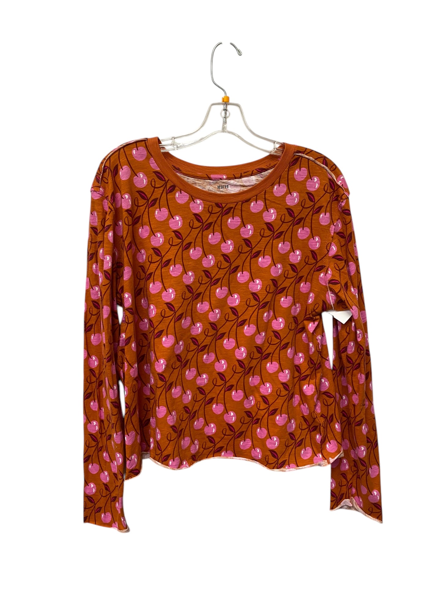 Top Long Sleeve By Maeve In Orange, Size: L