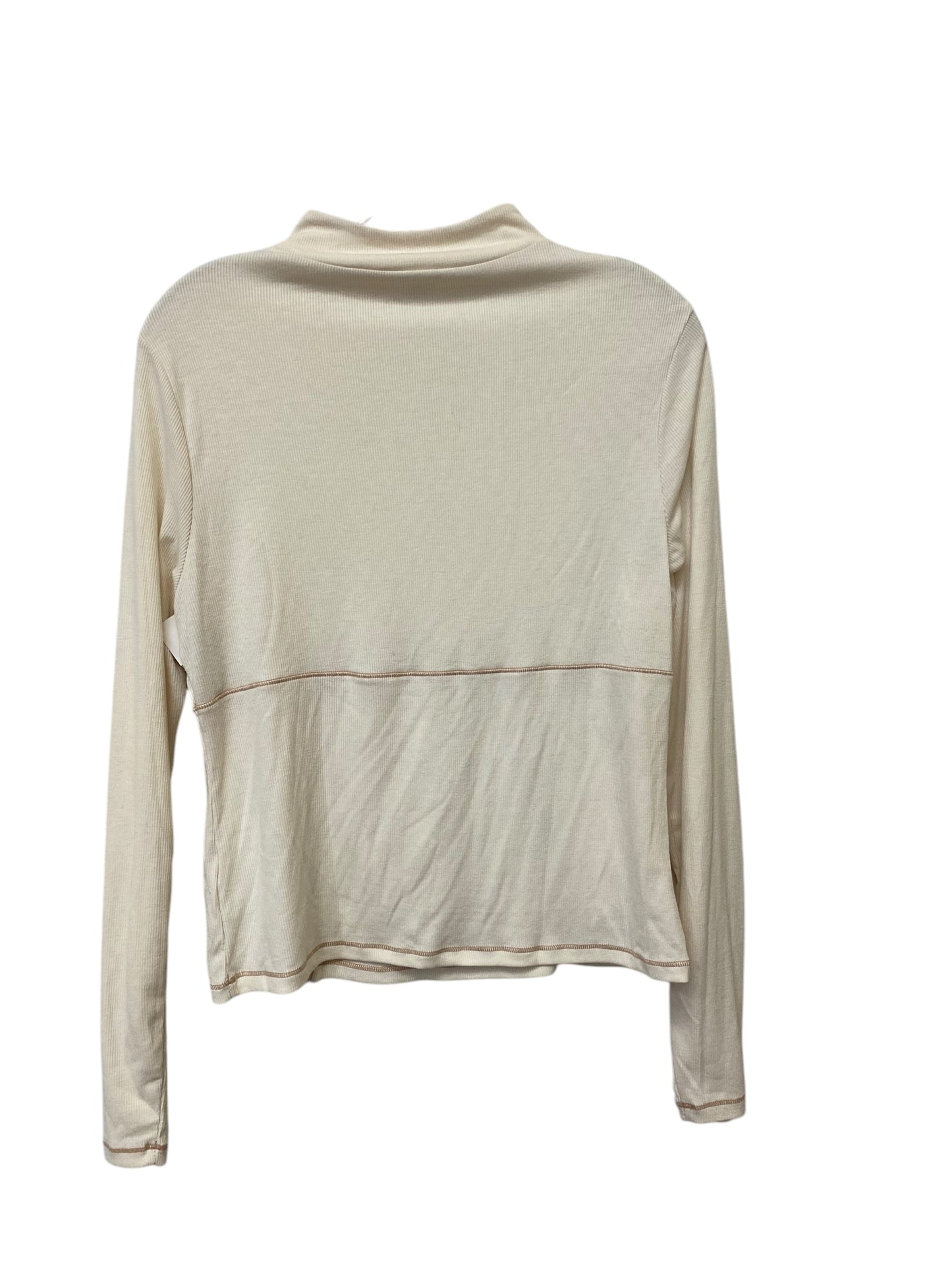 Top Long Sleeve By Old Navy In Cream, Size: L