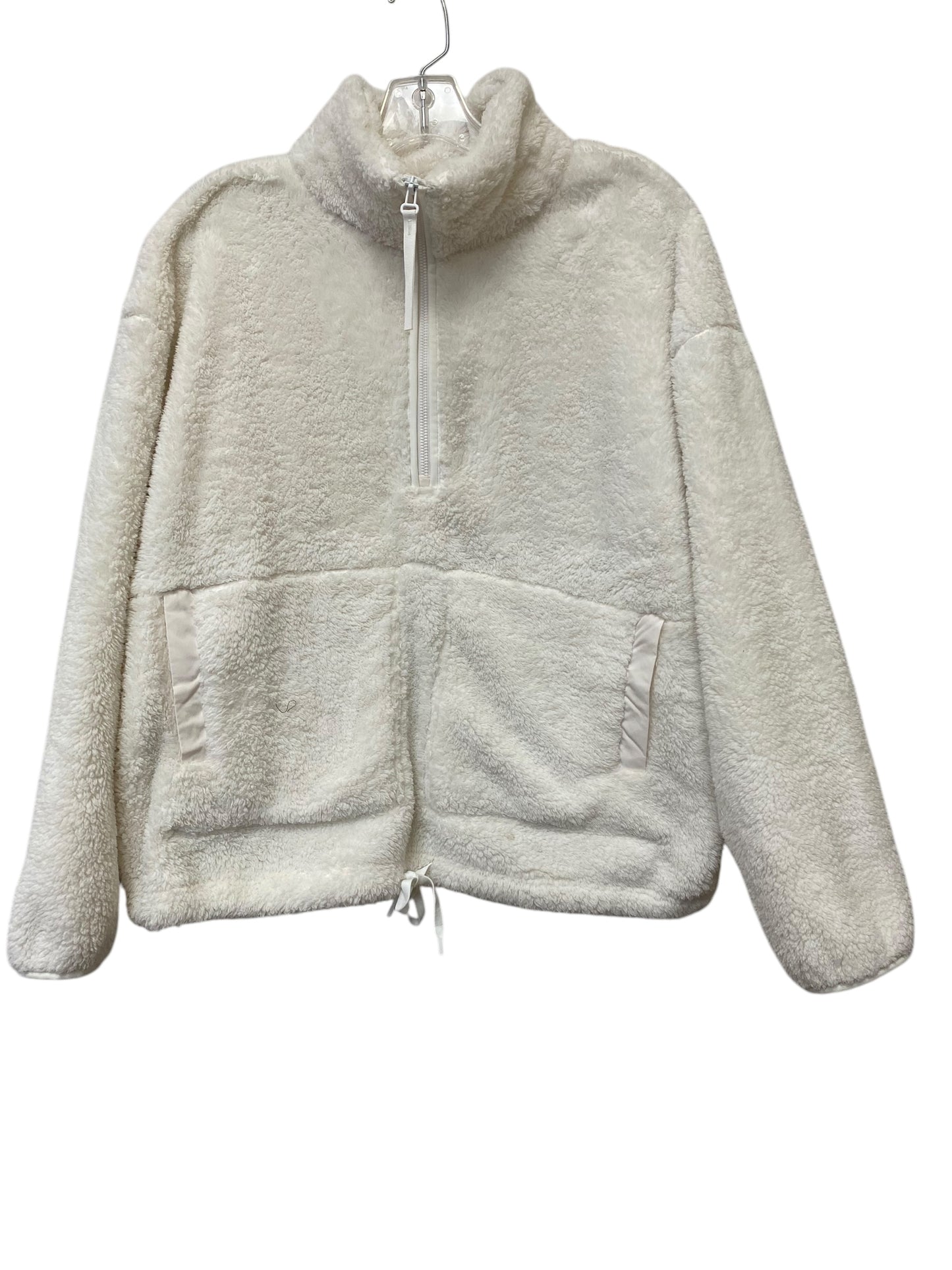 Jacket Faux Fur & Sherpa By All In Motion In White, Size: L