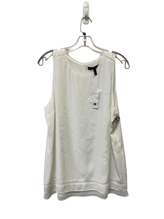 Top Sleeveless By White House Black Market In White, Size: L