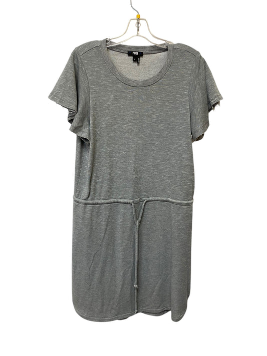 Dress Casual Midi By Paige In Grey, Size: L