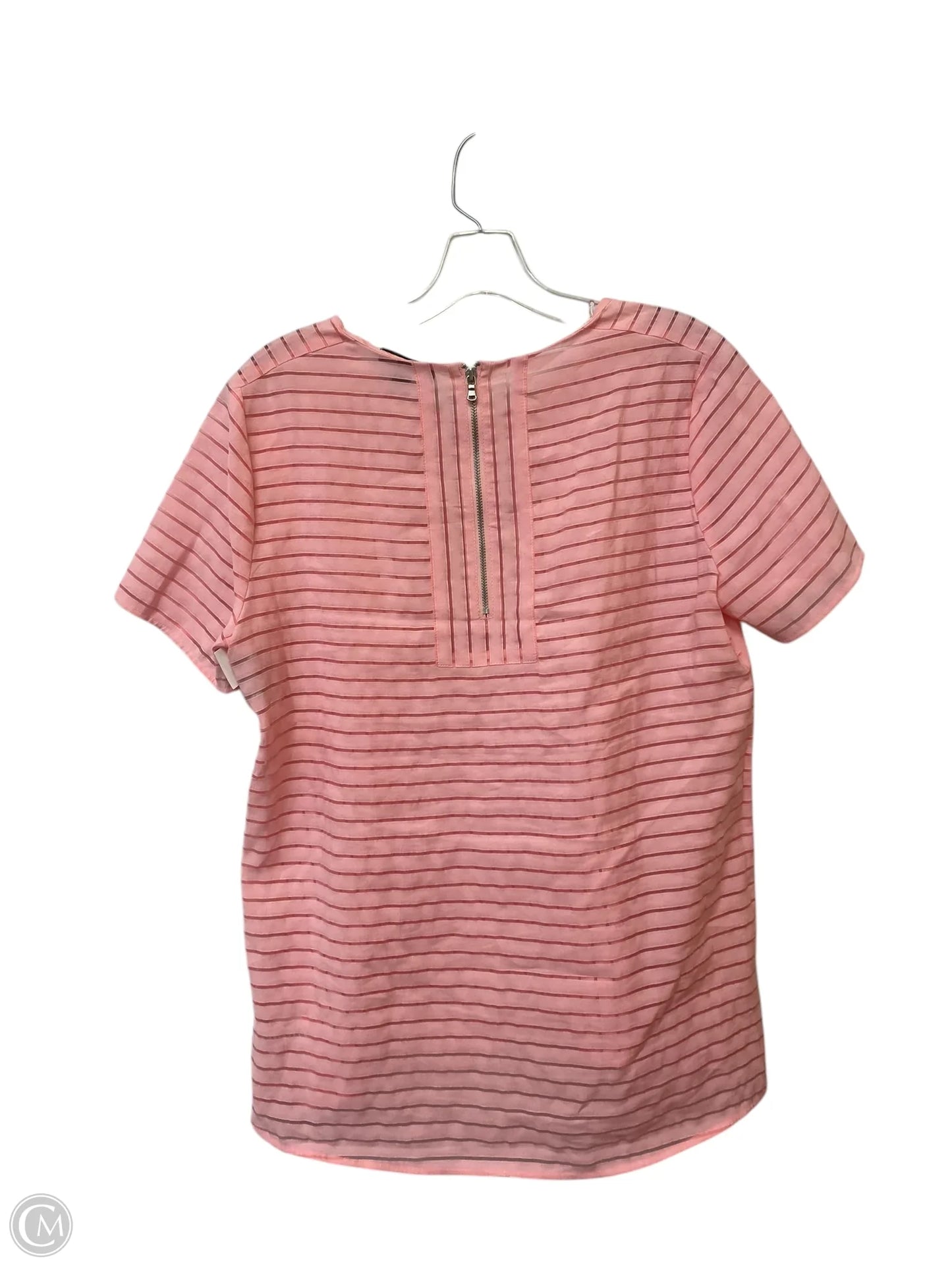 Top Short Sleeve By J. Crew In Pink, Size: 6