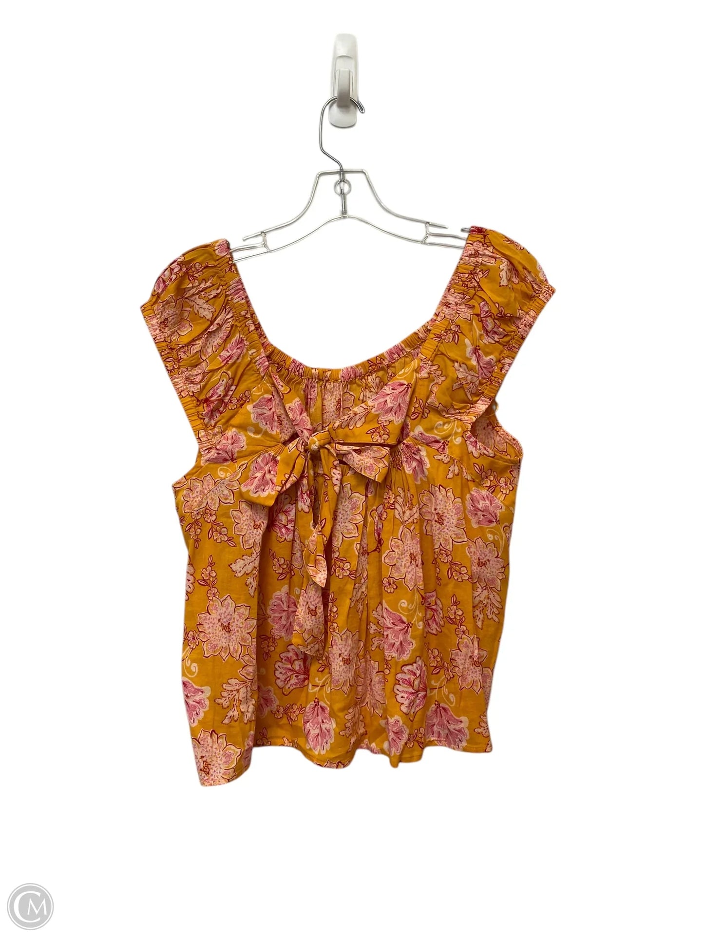 Top Sleeveless By Old Navy In Orange, Size: L