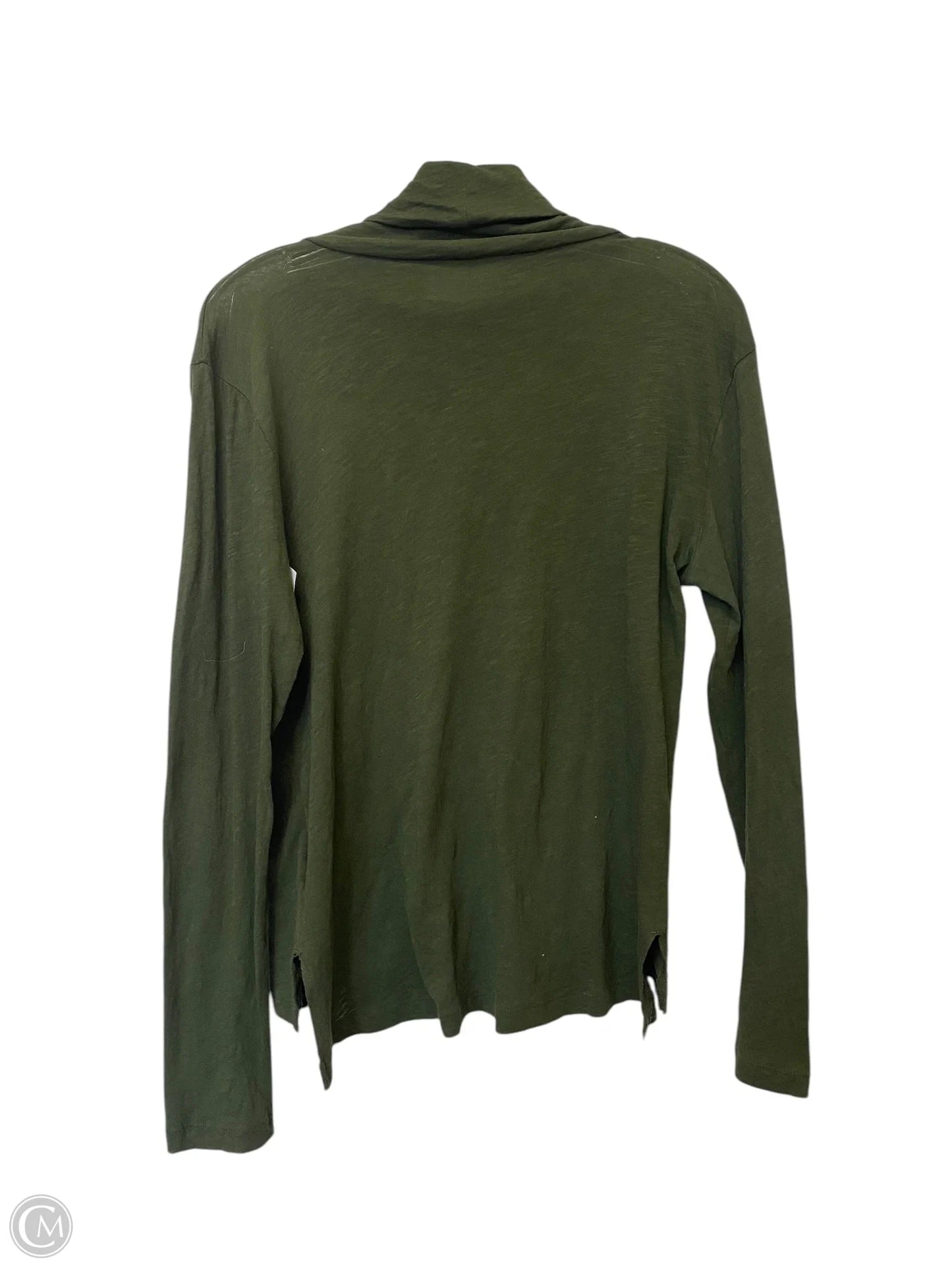 Top Long Sleeve By Madewell In Green, Size: S