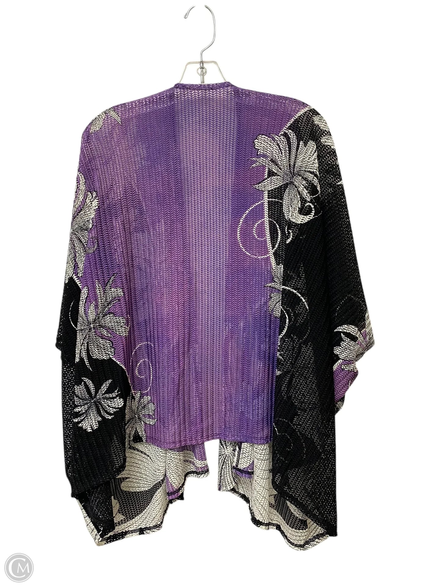 Shawl By Clothes Mentor In Purple, Size: Osfm