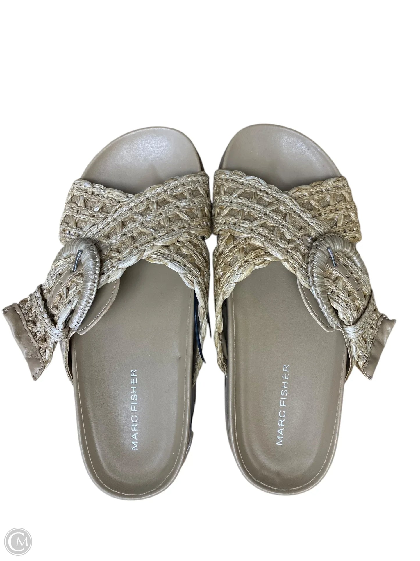 Sandals Flats By Marc Fisher In Tan, Size: 6