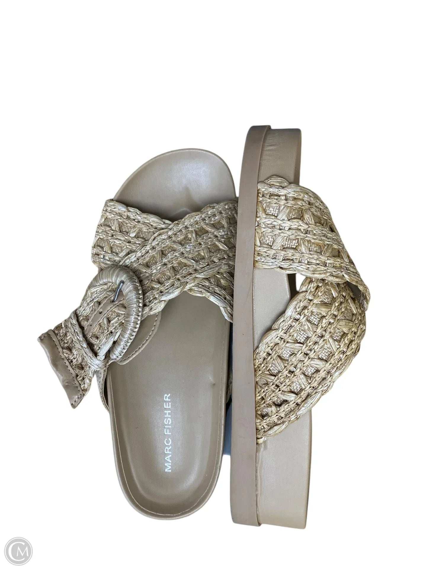 Sandals Flats By Marc Fisher In Tan, Size: 6