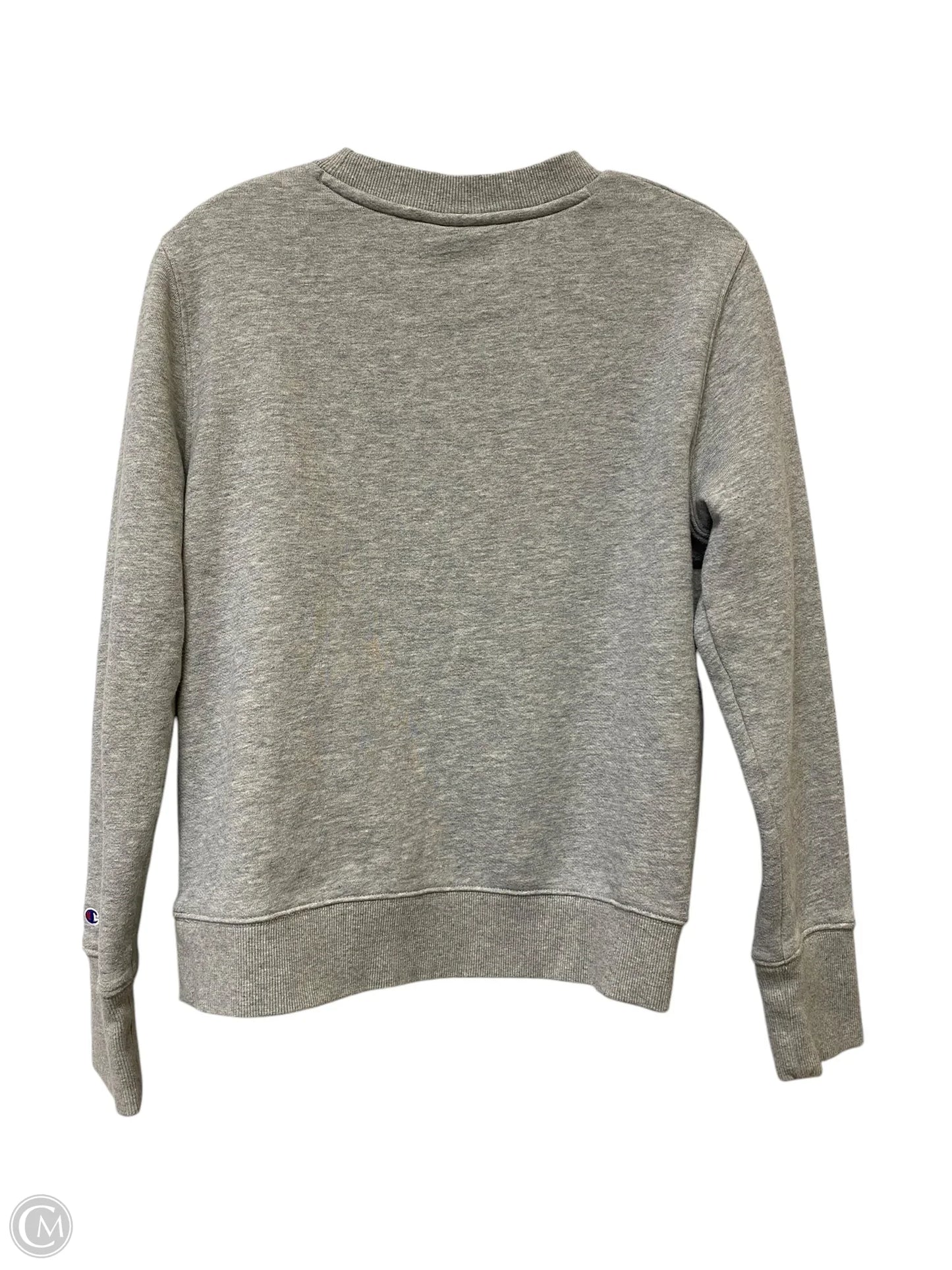 Sweatshirt Crewneck By Champion In Grey, Size: S