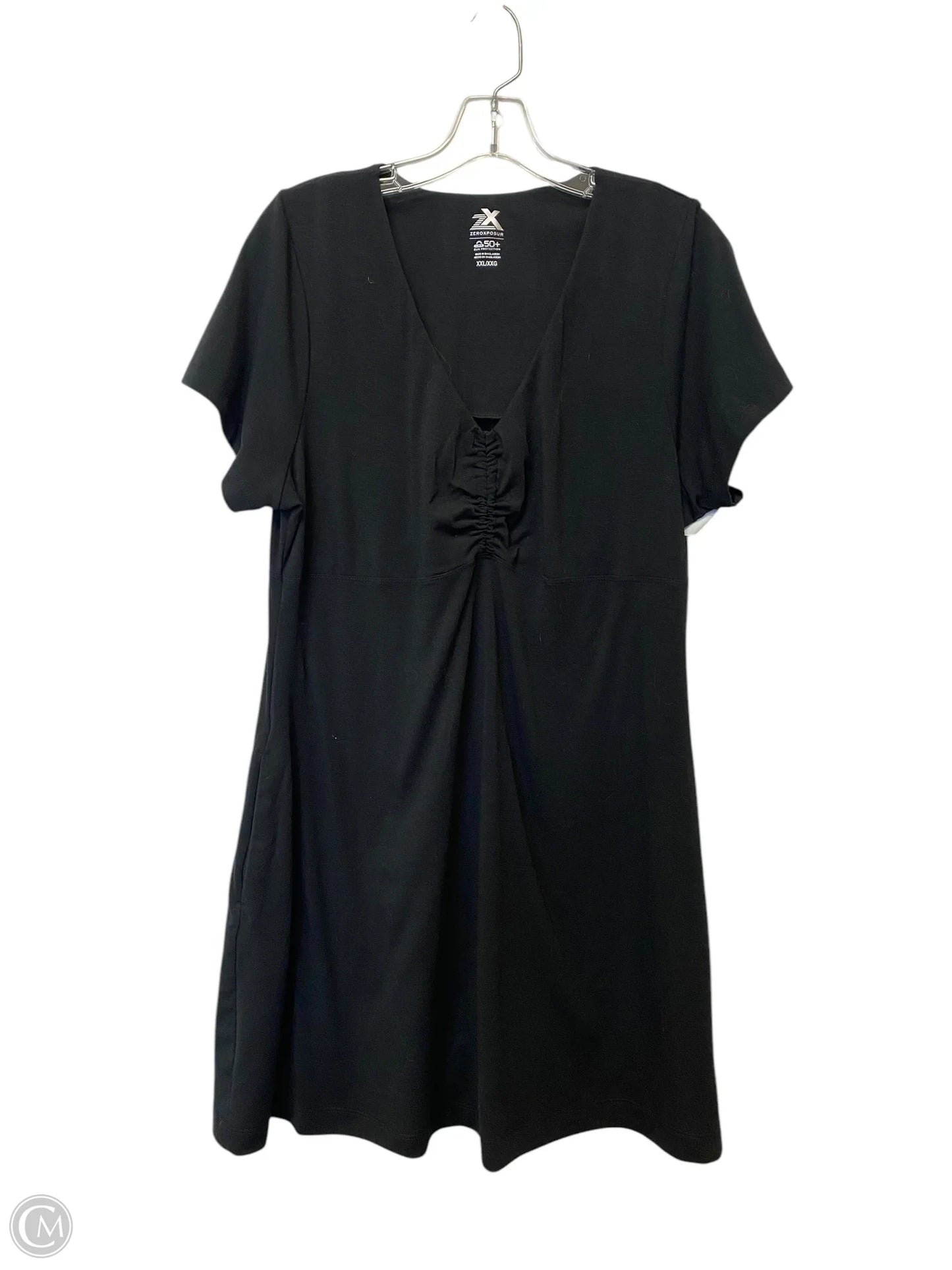 Dress Casual Midi By Clothes Mentor In Black, Size: Xxl