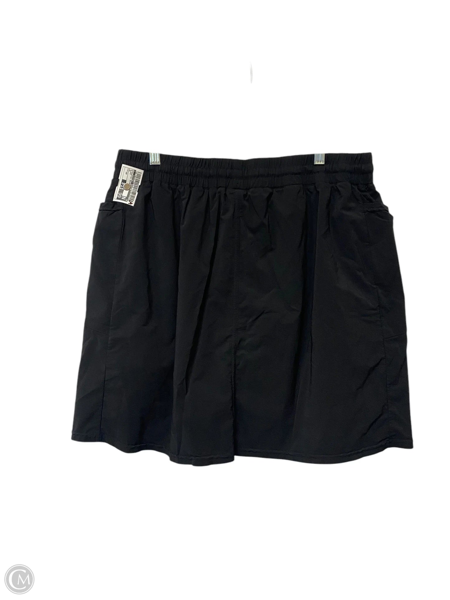 Athletic Skirt By Clothes Mentor In Black, Size: 2x